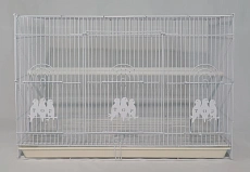 Ekia Клетка для птиц 601 (прямоугольная, 2 кормушки)